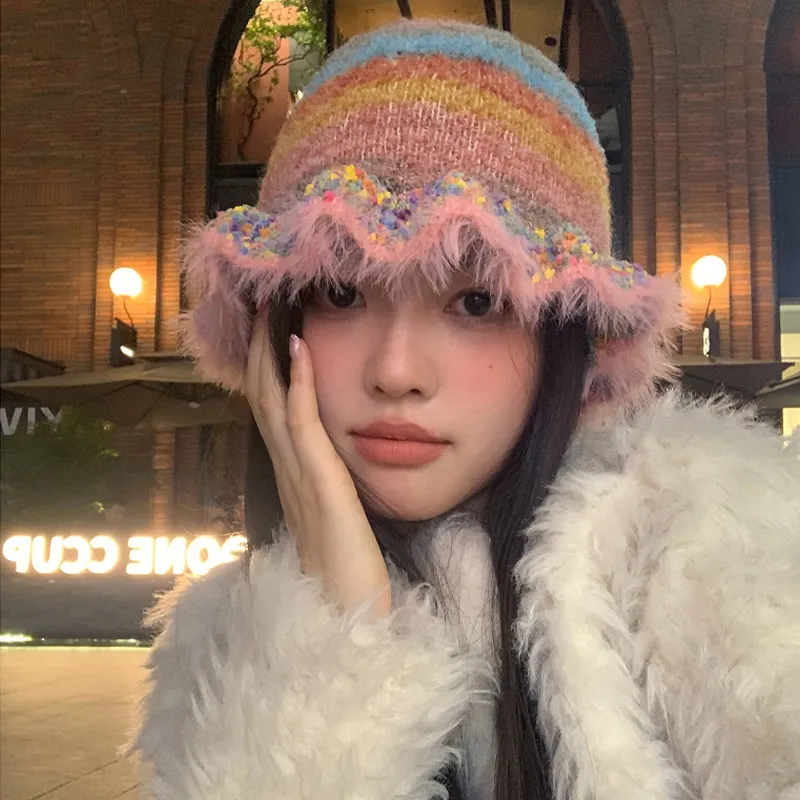 MUYKUY Polyester Beanies Women's-4