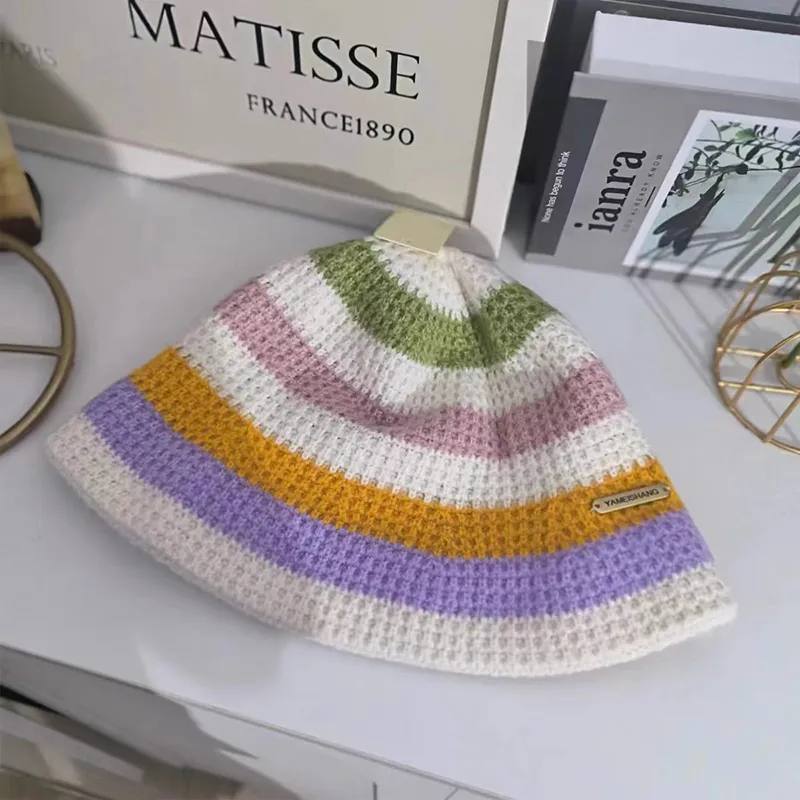 MUYKUY Acrylic Polyester Beanies Women's-14