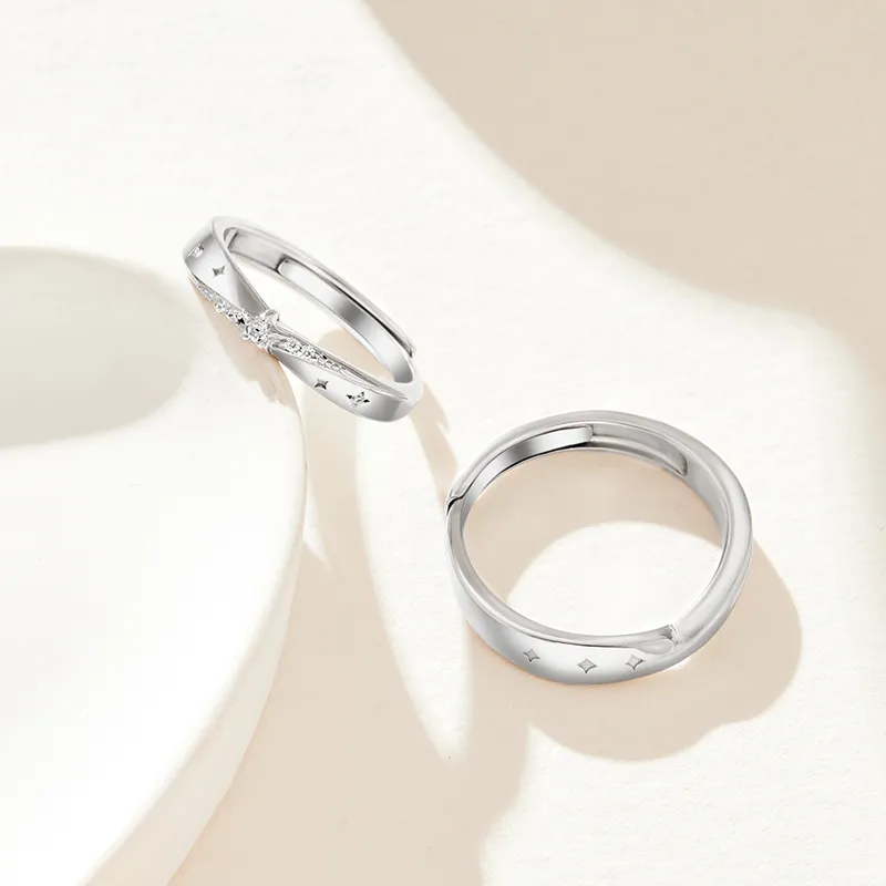 MUYKUY 999 Fine Silver Rings Unisex-5