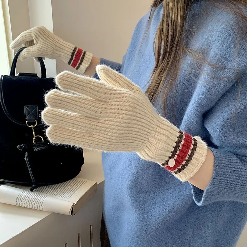 MUYKUY Polyester Knit Gloves Unisex-3