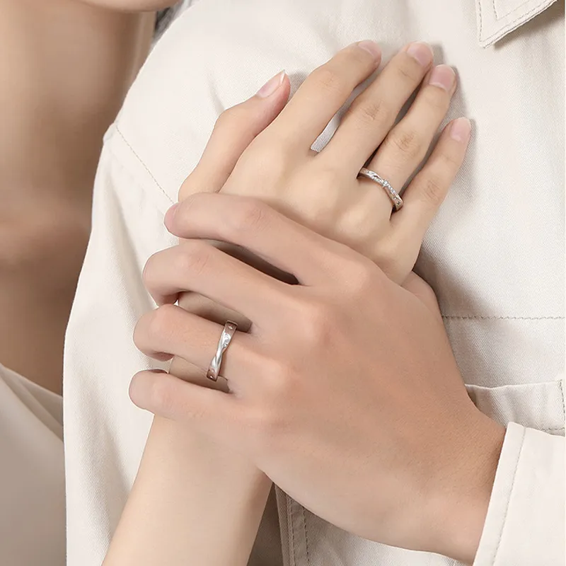 MUYKUY 999 Fine Silver Rings Unisex-2