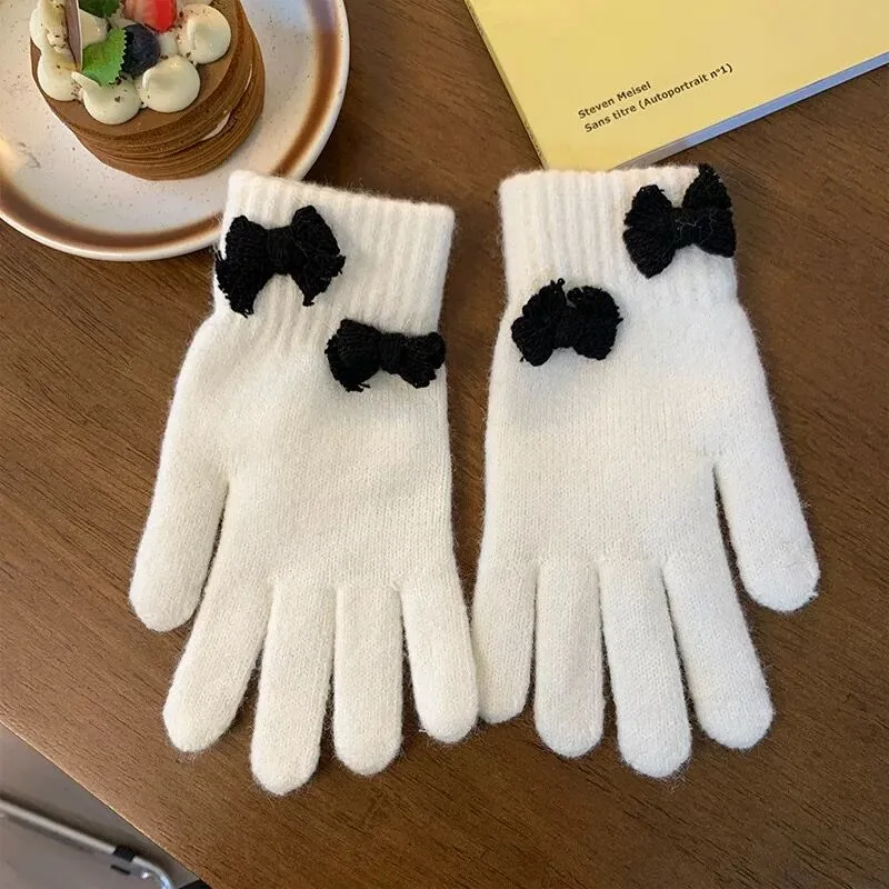 MUYKUY Acrylic Knit Gloves Women's-8