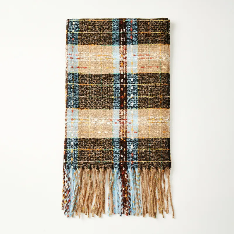 MUYKUY Polyester Knit Scarves Women's-11