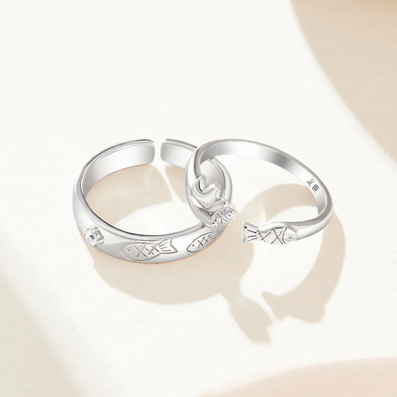 MUYKUY 999 Fine Silver Rings Unisex-4