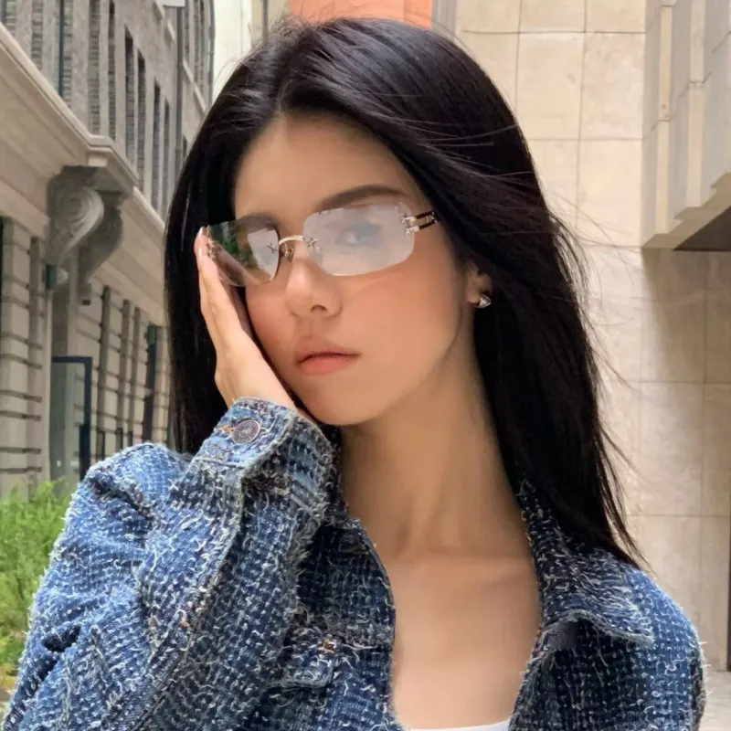 MUYKUY Metal Butterfly Sunglasses Unisex-3