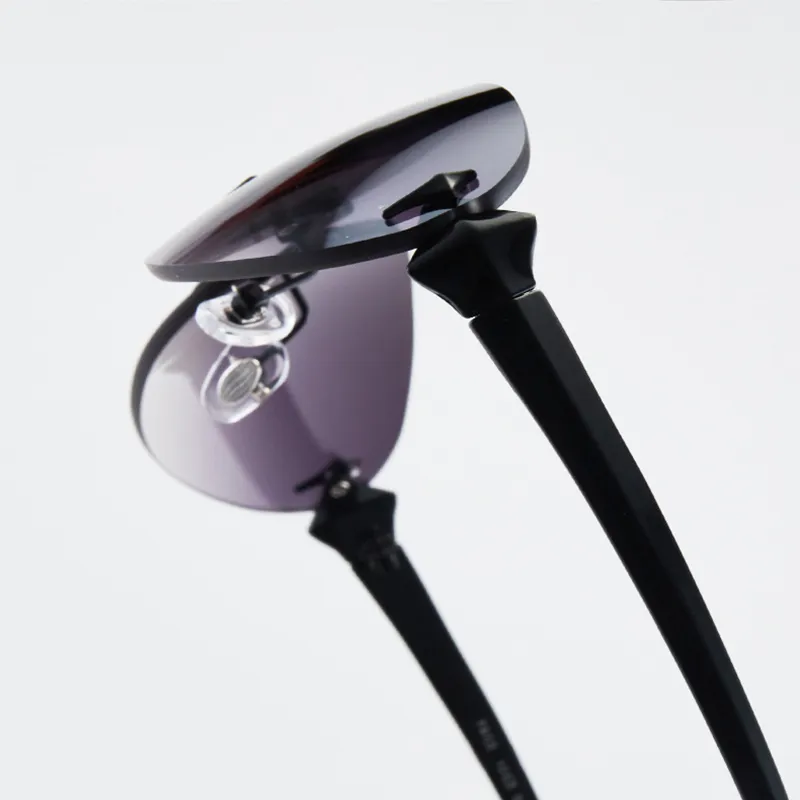 MUYKUY Metal Oval Sunglasses Unisex-4