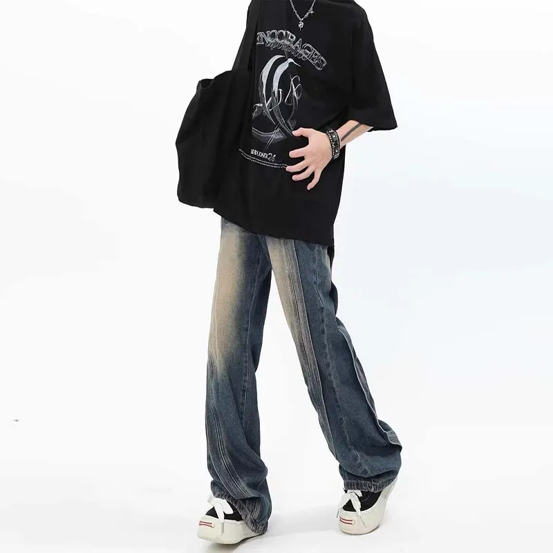 OTKSK Jeans Unisex Black Gray Color-7