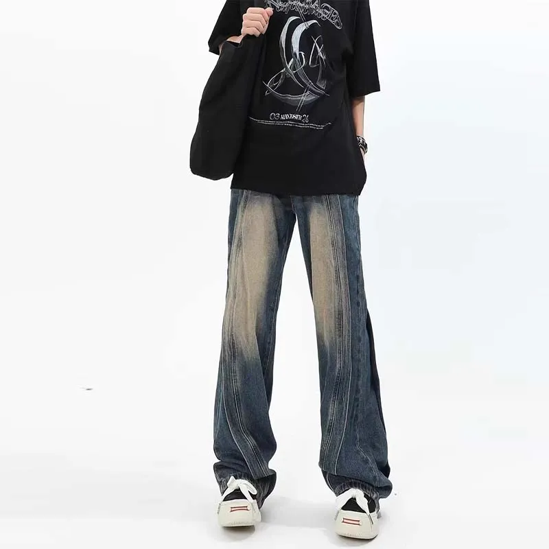 OTKSK Jeans Unisex Black Gray Color-5