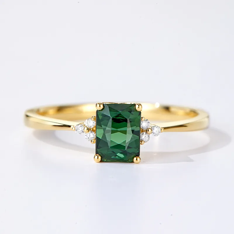 IL&CO. Natural Tourmaline Rings Women's-2