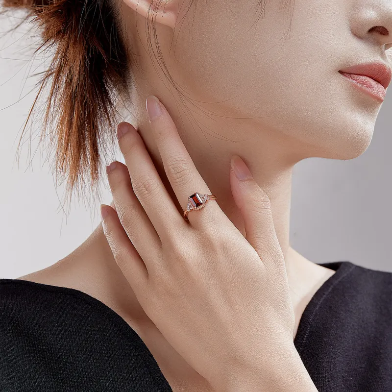 IL&CO. Colored Gemstone Rings Women's-5