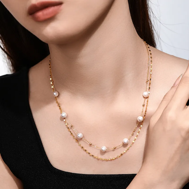 IL&CO. Pearl Necklaces Women's-4