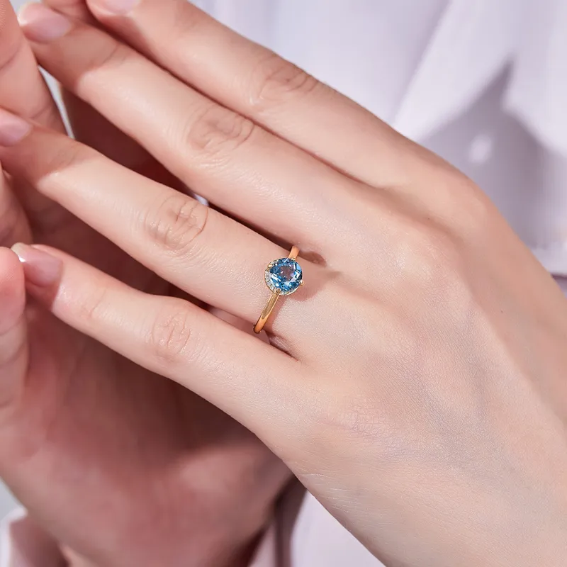 IL&CO. Colored Gemstone Rings Women's-6