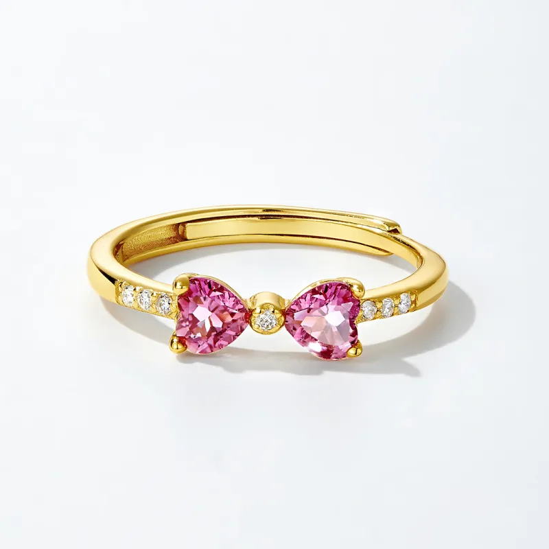 IL&CO. Natural Colored Gemstones Rings Women's-15