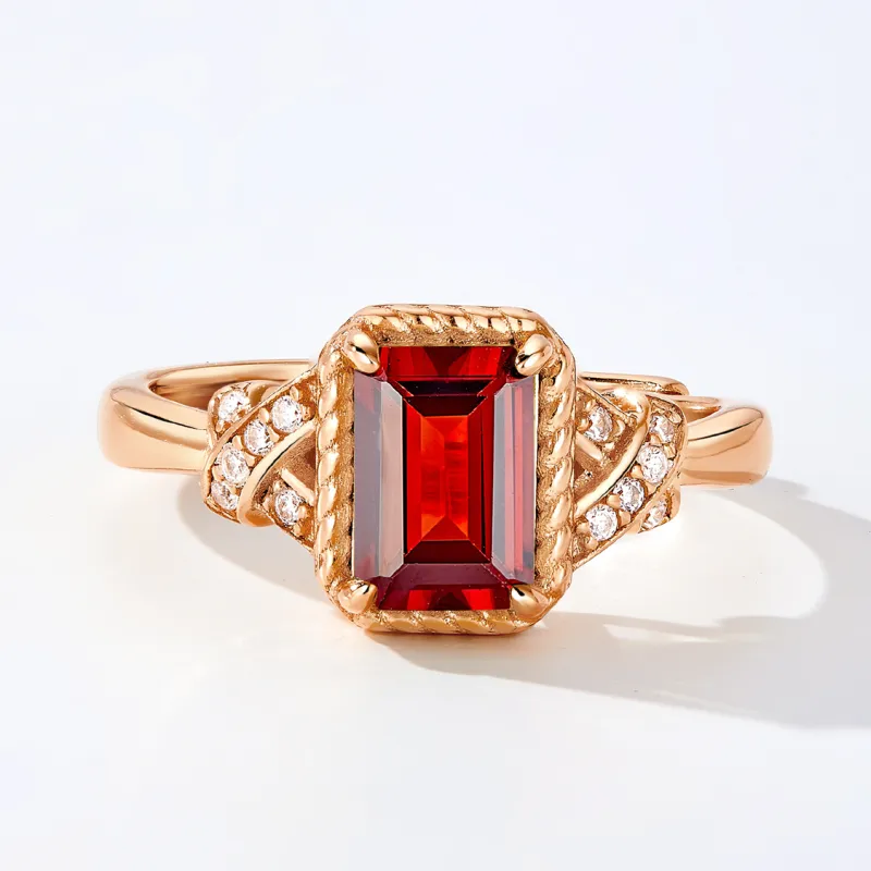 IL&CO. Colored Gemstone Rings Women's-2