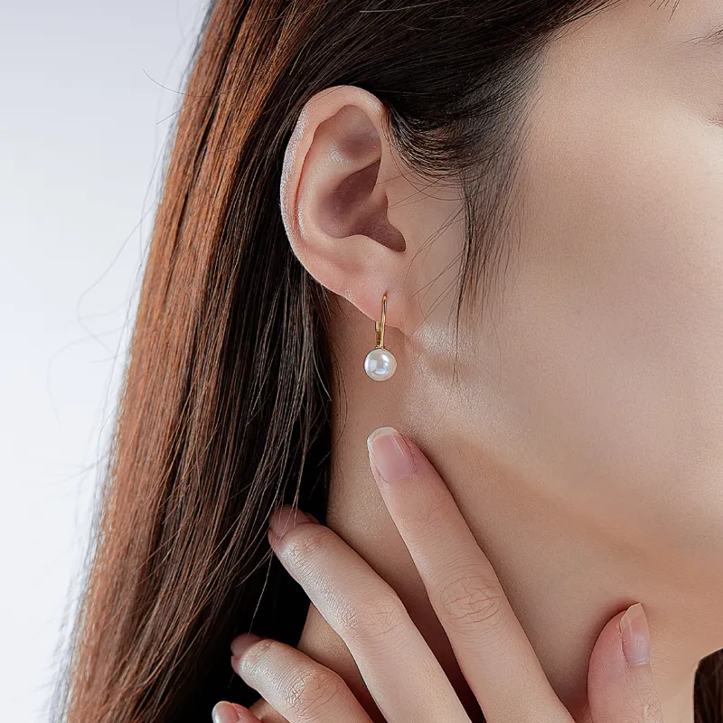 IL&CO. Saltwater Pearl Earrings Women's-4