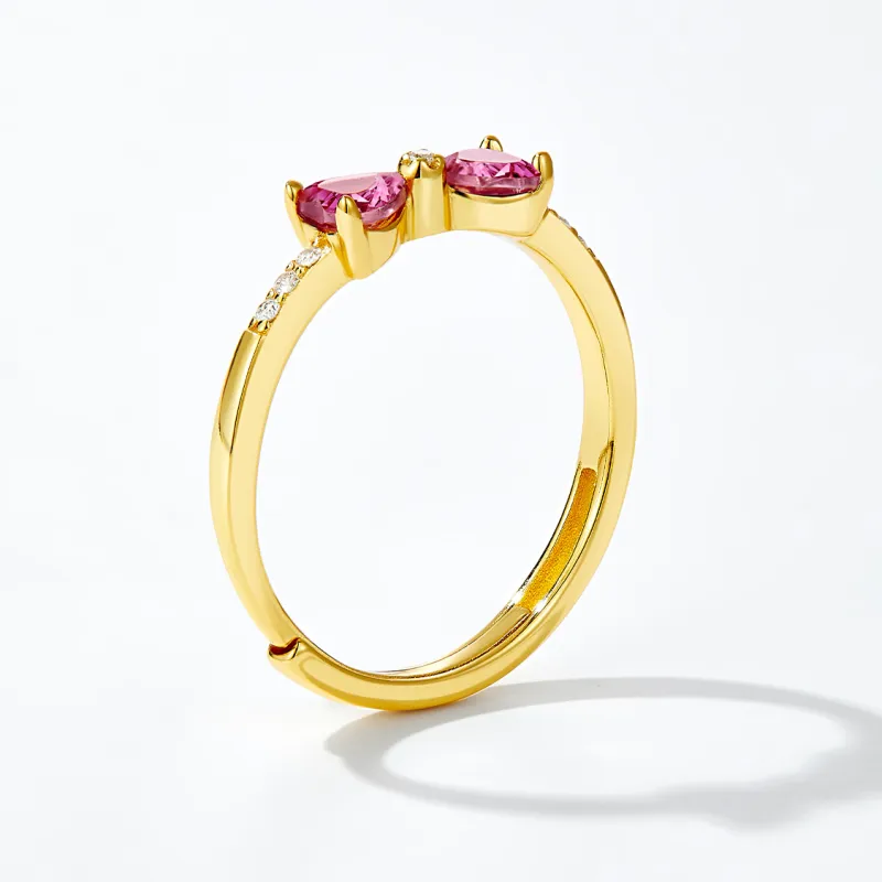 IL&CO. Natural Colored Gemstones Rings Women's-16