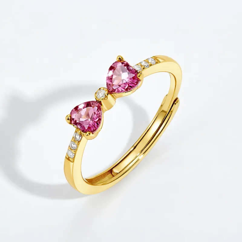 IL&CO. Natural Colored Gemstones Rings Women's-14
