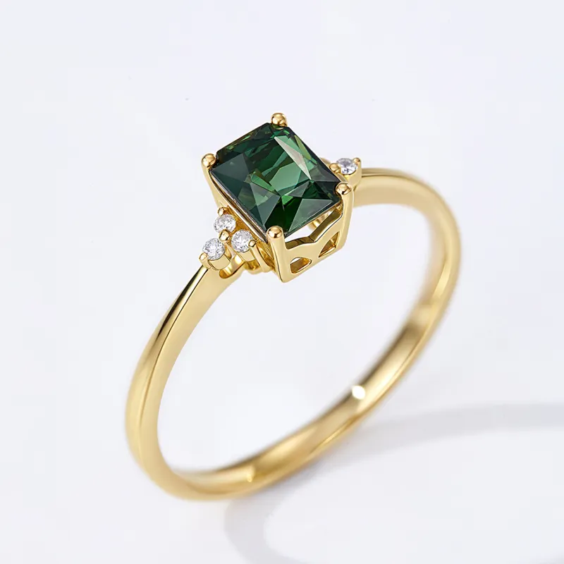 IL&CO. Natural Tourmaline Rings Women's-1