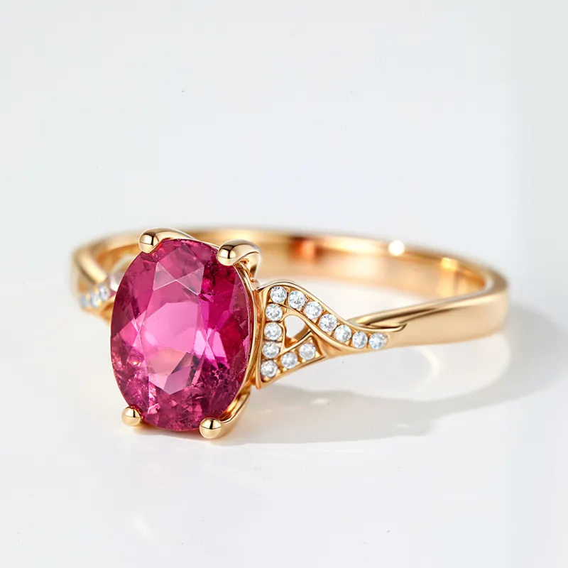 IL&CO. Natural Tourmaline Rings Women's-3