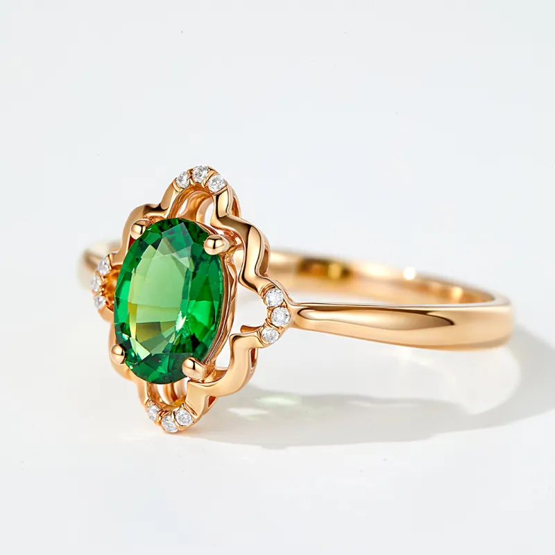 IL&CO. Natural Tourmaline Rings Women's-3