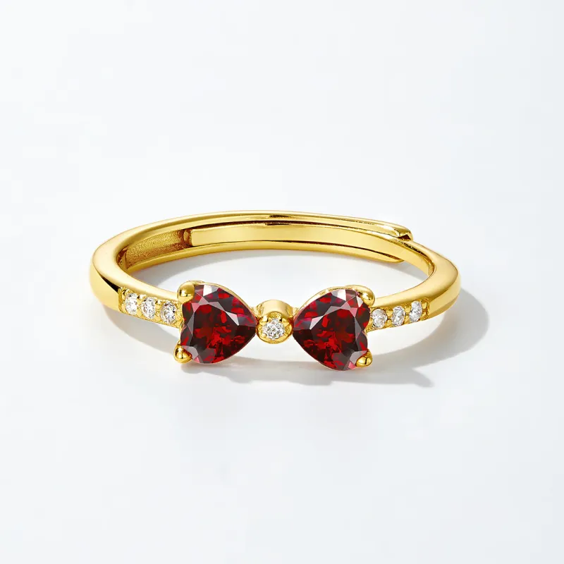 IL&CO. Natural Colored Gemstones Rings Women's-6