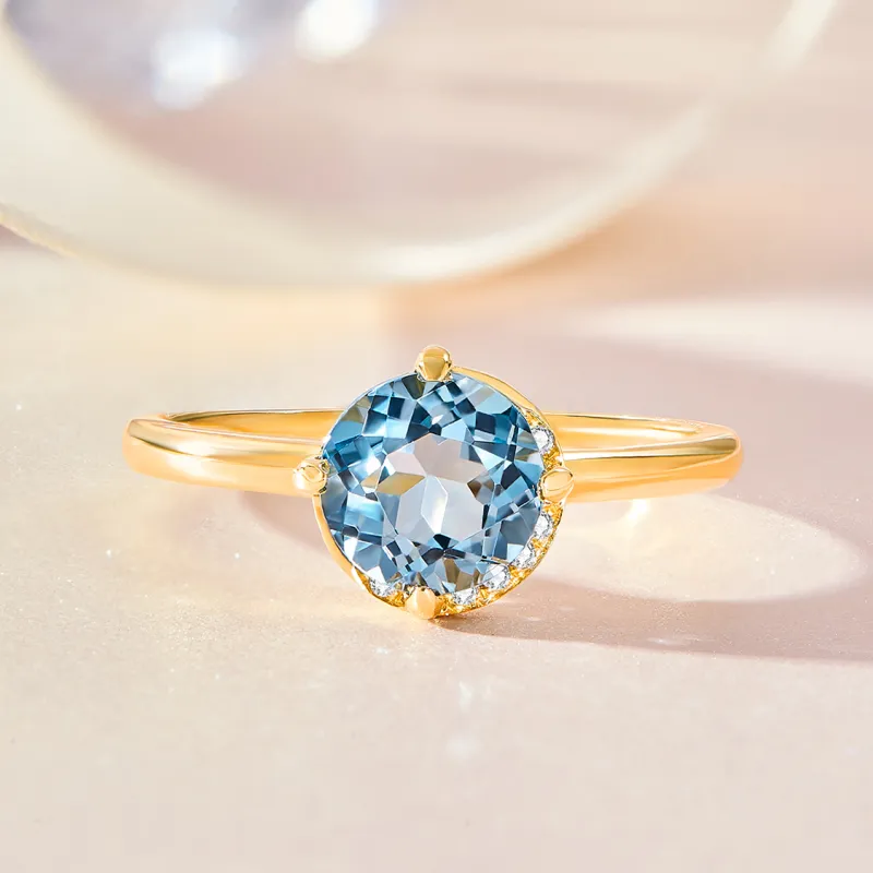 IL&CO. Colored Gemstone Rings Women's-2