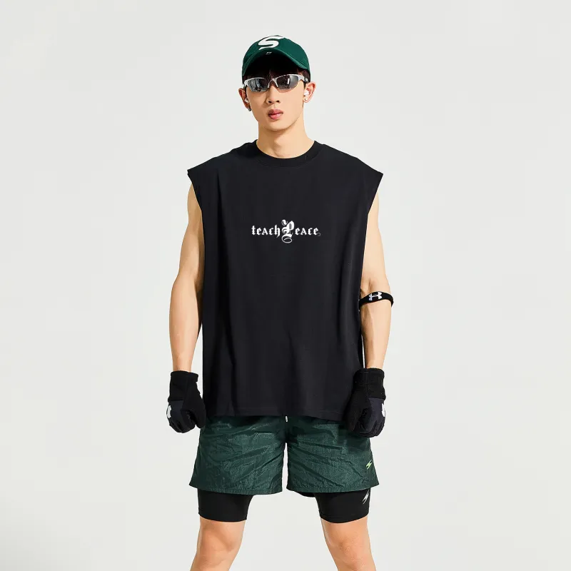 Teach Peace Tank Tops Unisex-2