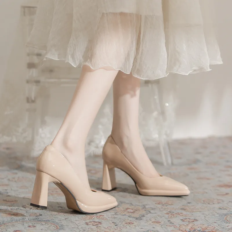KATHRYN WILSON Chunky Heel High Heels Women's-10
