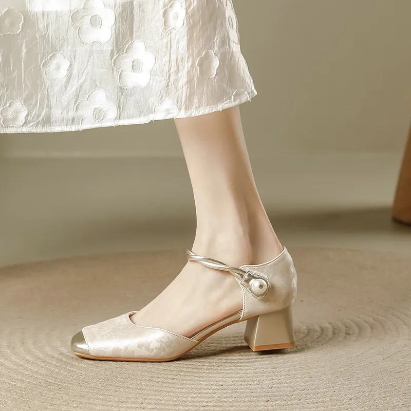 KATHRYN WILSON Chunky Heel High Heels 5cm Women's-8