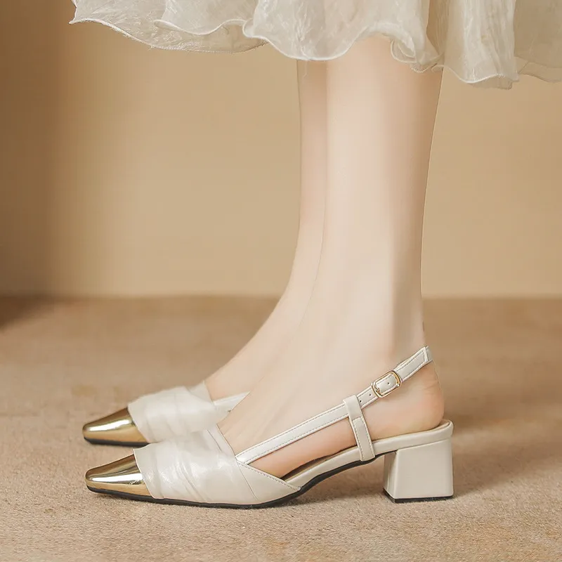 KATHRYN WILSON Chunky Heel High Heels 4cm Women's-5