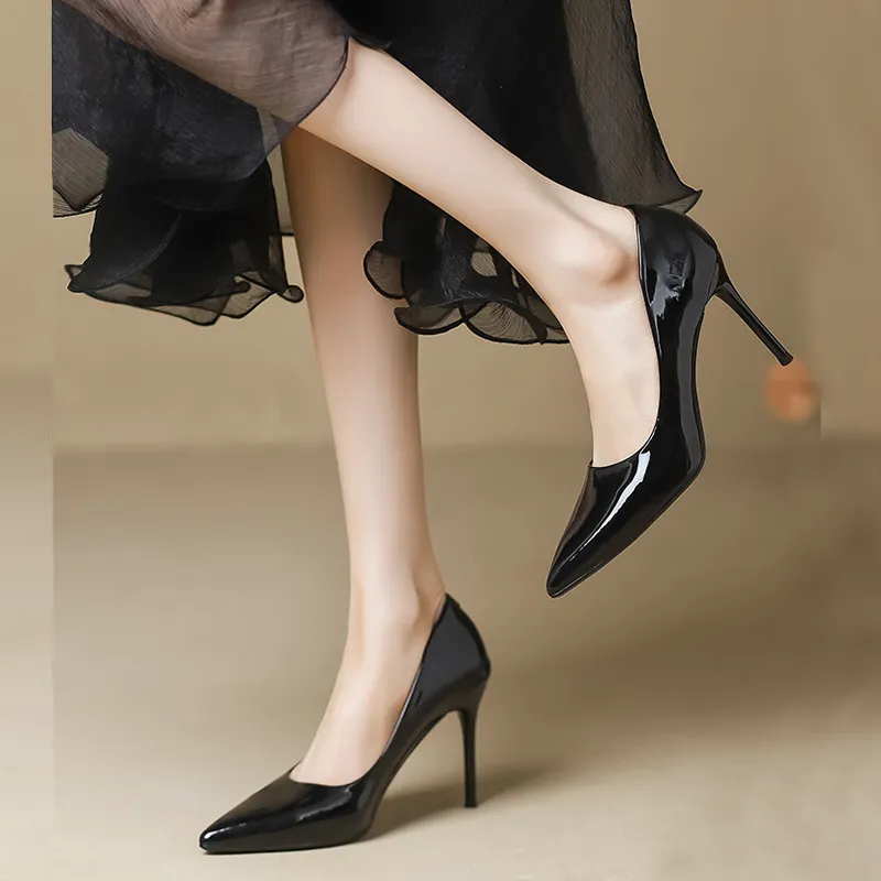 KATHRYN WILSON Slim Heel High Heels 7cm Women's-8