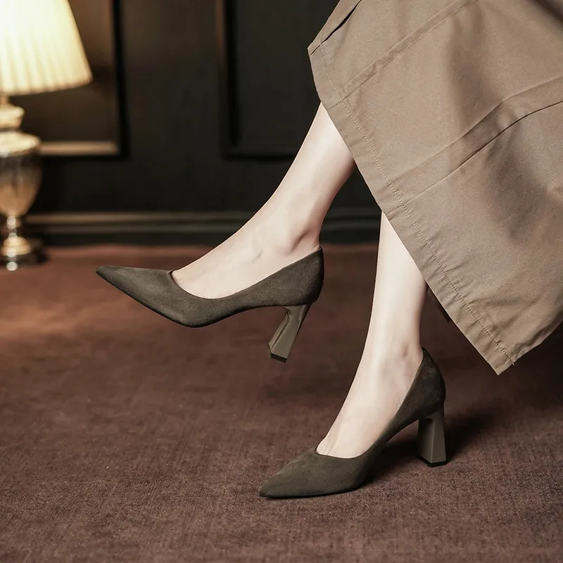 KATHRYN WILSON Chunky Heel High Heels 7.5cm Women's-2