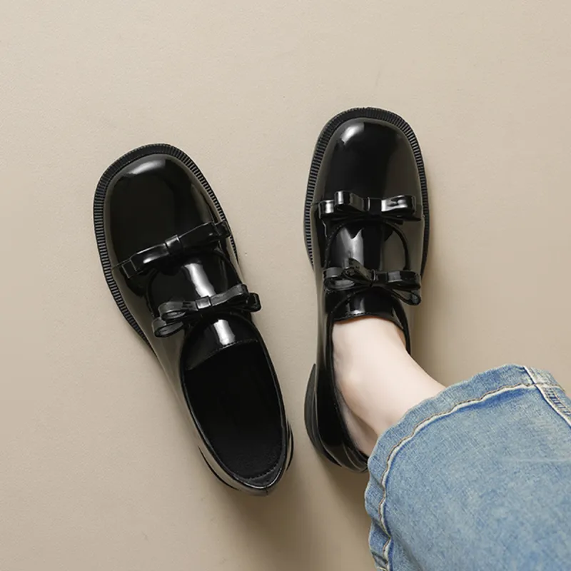 KATHRYN WILSON Loafers 3.5cm Women's Black-6