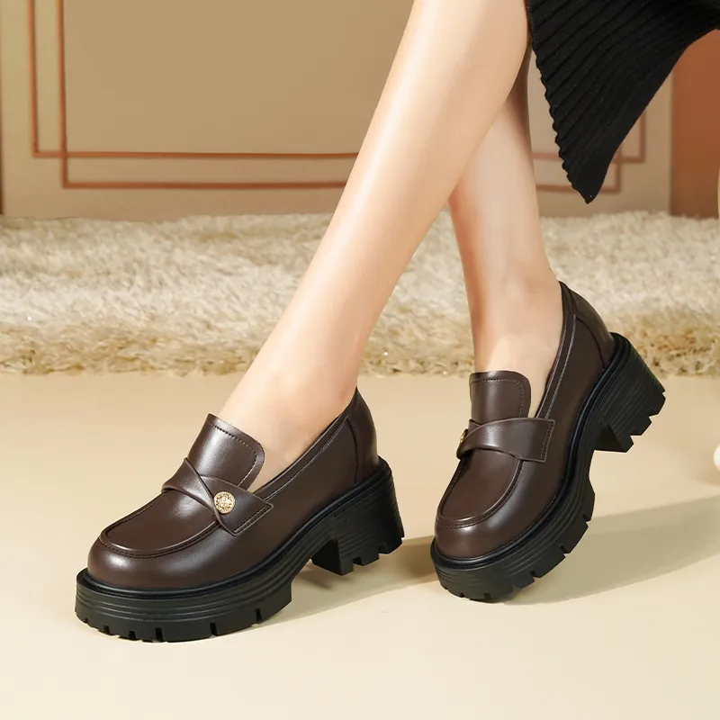 KATHRYN WILSON Loafers Women's Brown/Black-11