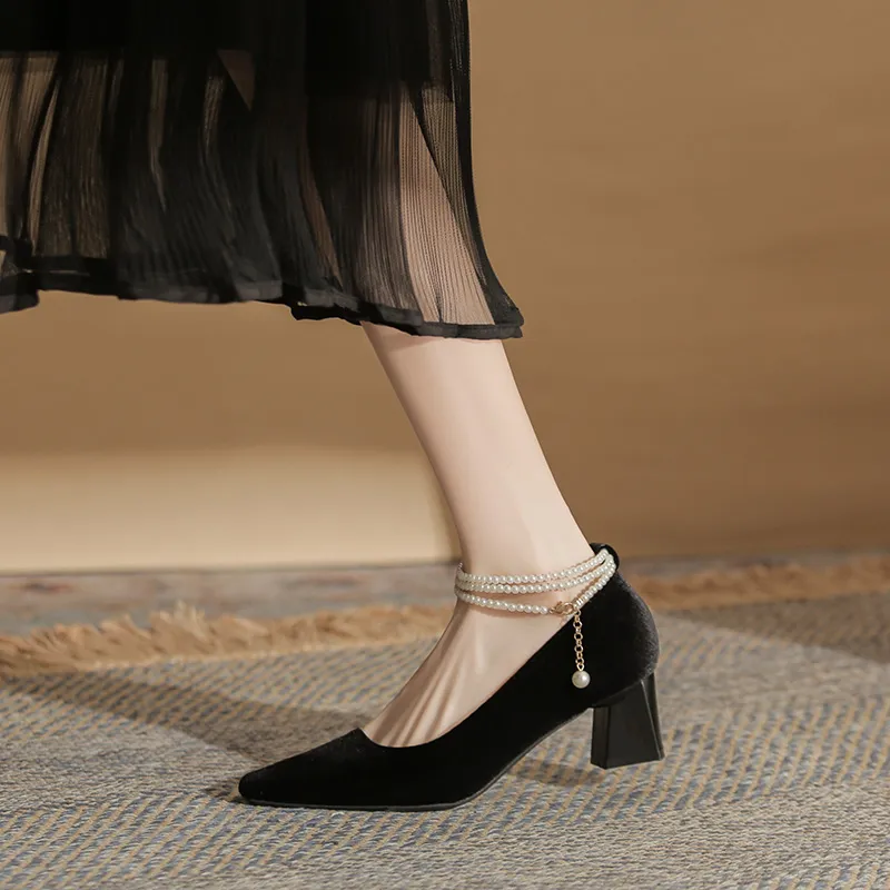 KATHRYN WILSON Chunky Heel High Heels Women's-13