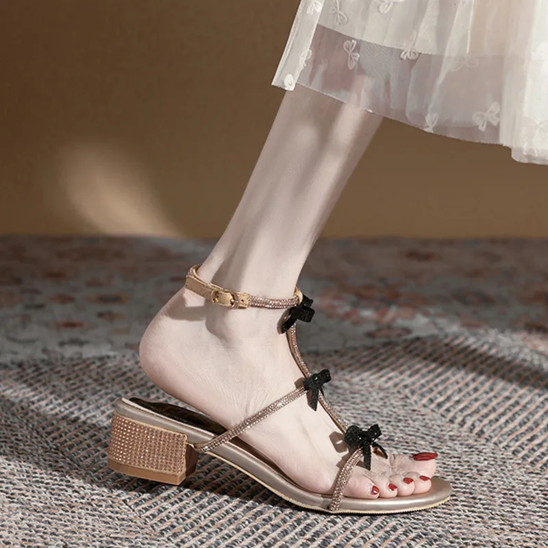 KATHRYN WILSON Roman Sandals Women's Champagne-4