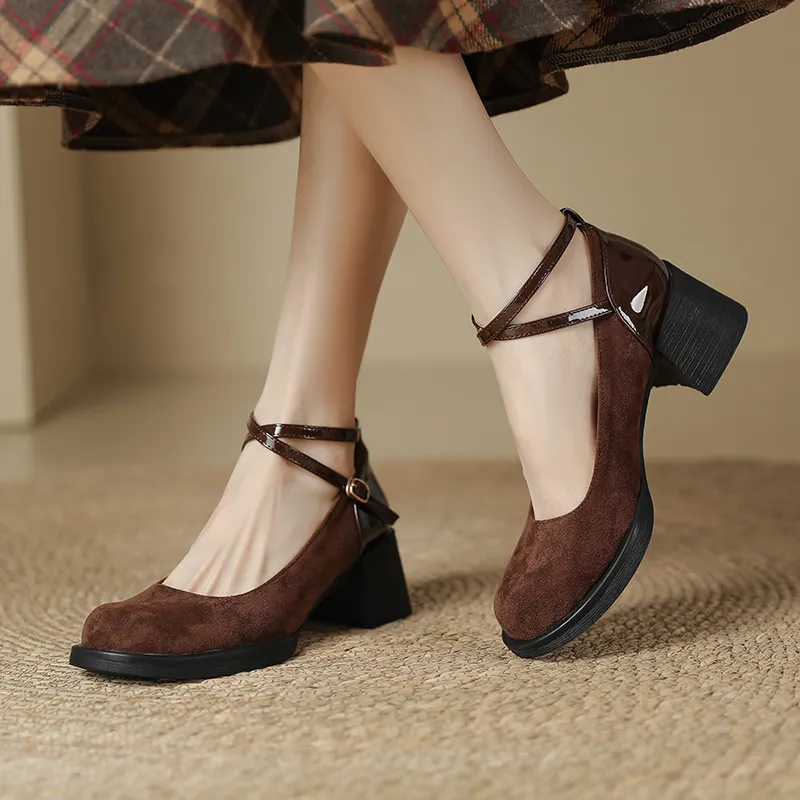 KATHRYN WILSON Chunky Heel High Heels 5.5cm Women's-4