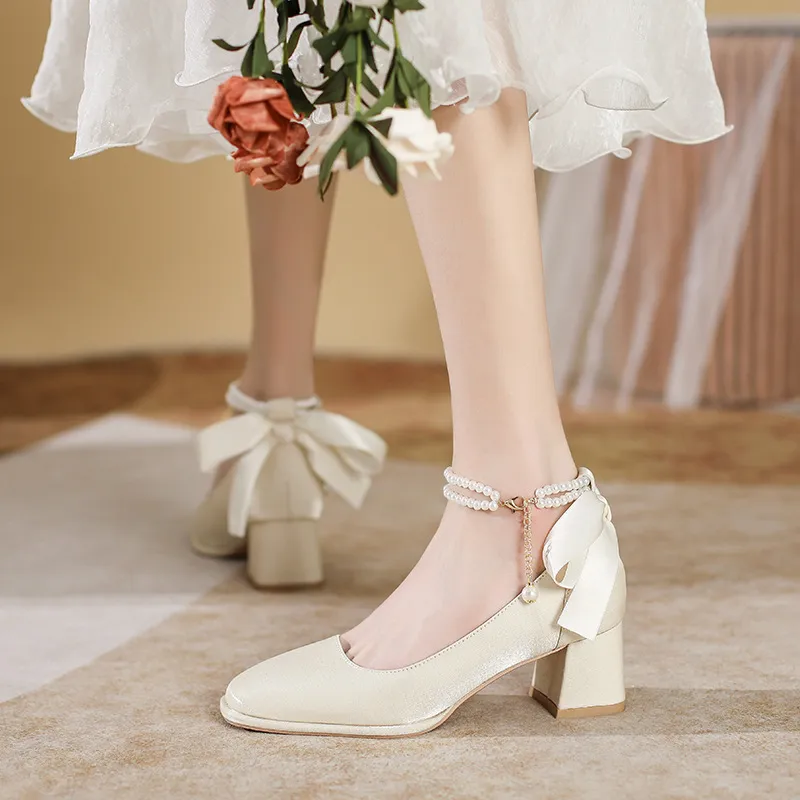 KATHRYN WILSON Chunky Heel High Heels 5cm Women's-4