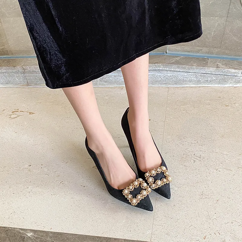 KATHRYN WILSON Slim Heel High Heels Women's-7
