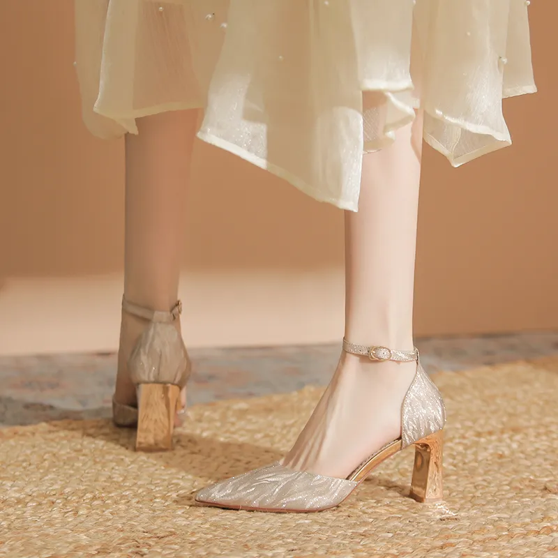 KATHRYN WILSON Block Heel High Heels 5.5cm/7.5cm Women's-14