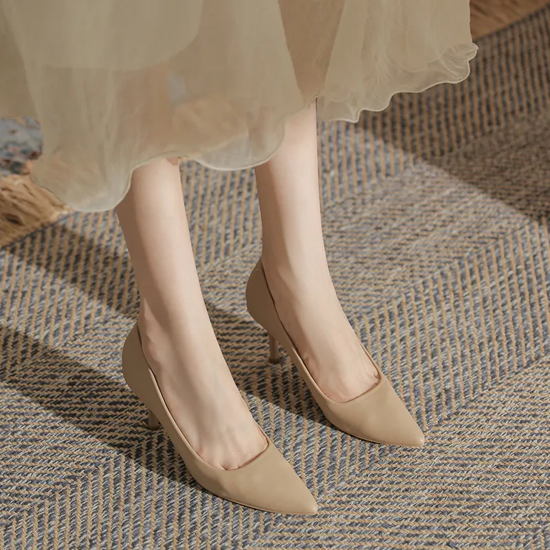 KATHRYN WILSON High Heels Women's Nude-12