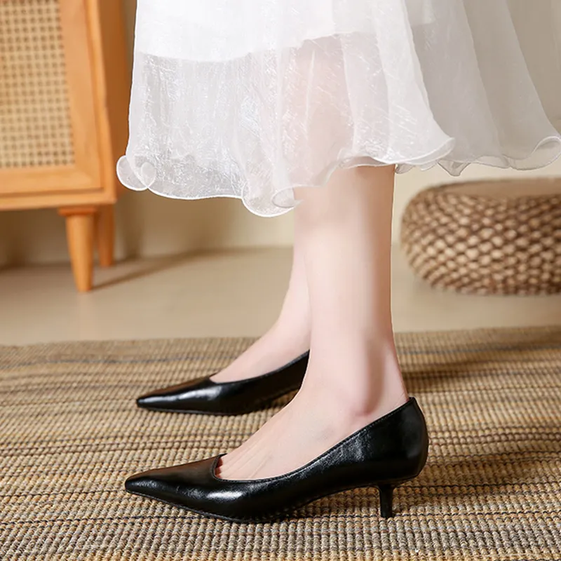 KATHRYN WILSON Slim Heel High Heels 4.5cm Women's-7