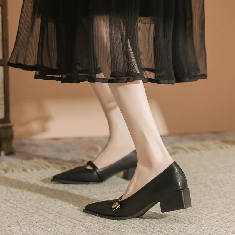 KATHRYN WILSON Chunky Heel High Heels 4cm Women's-12