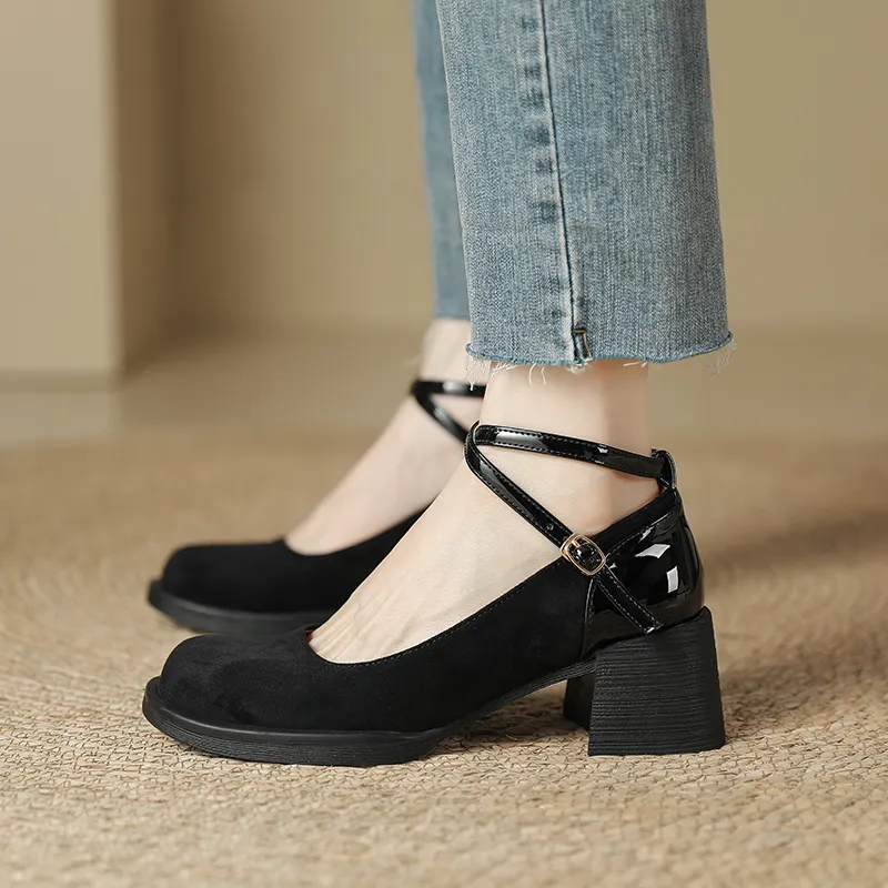 KATHRYN WILSON Chunky Heel High Heels 5.5cm Women's-11