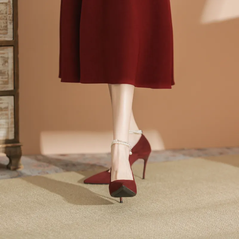 KATHRYN WILSON Slim Heel High Heels Women's-12