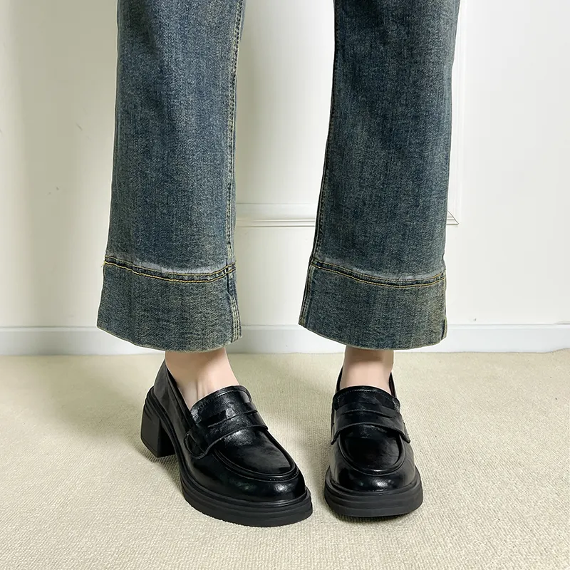 KATHRYN WILSON Loafers Women's Black-4