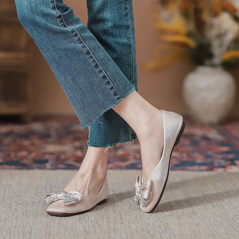 KATHRYN WILSON Casual Single Shoes Women's Apricot-2
