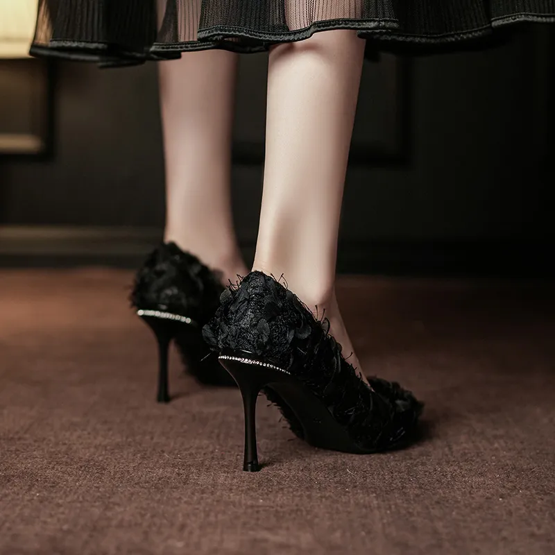 KATHRYN WILSON Slim Heel High Heels 8.5cm Women's-18
