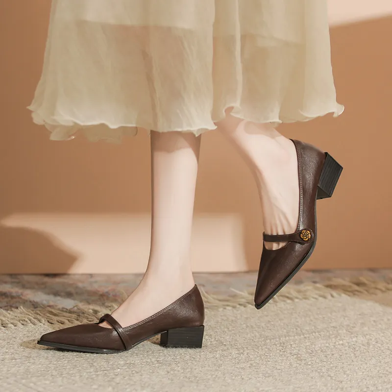 KATHRYN WILSON Chunky Heel High Heels 4cm Women's-5