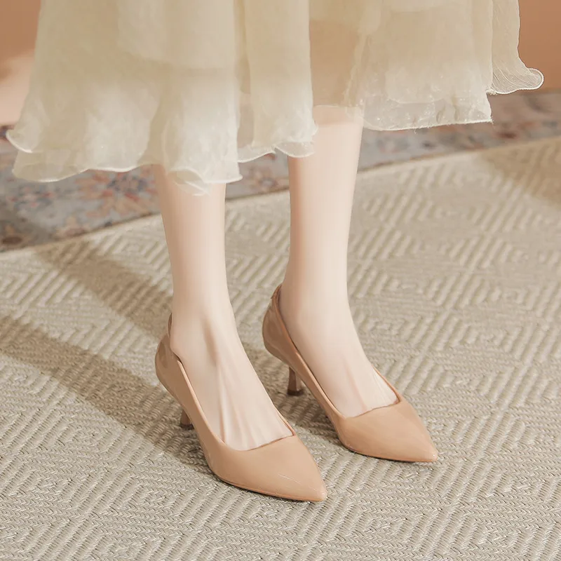 KATHRYN WILSON Slim Heel High Heels Women's Nude-1